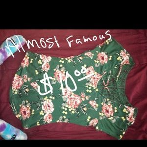 Almost Famous womens shirt size medium